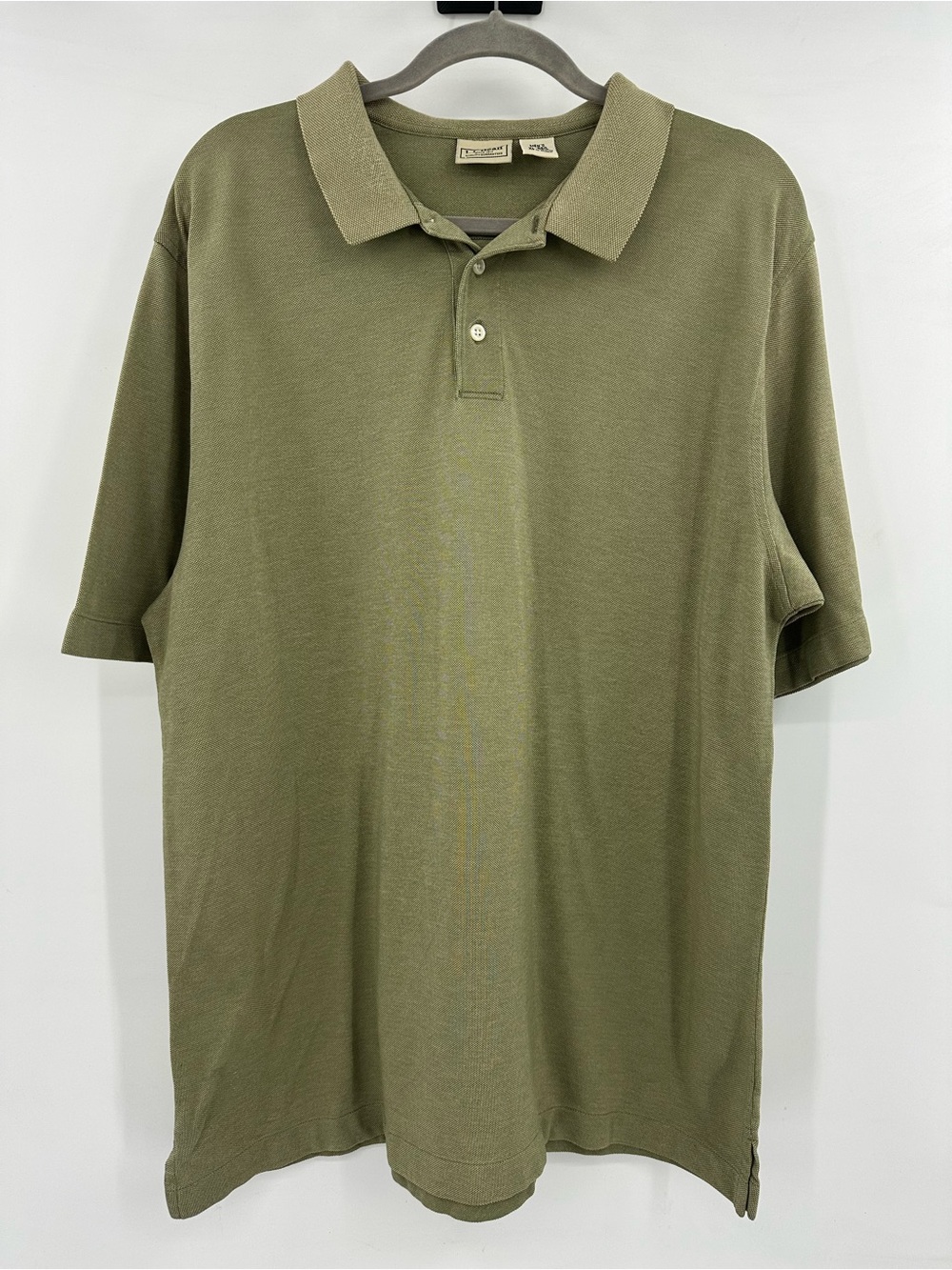 L.L. Bean Men's Olive Polo Shirt